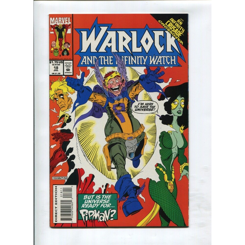 Warlock and the Infinity Watch #18 Marvel Infinity Crusade 1993 Comic Book